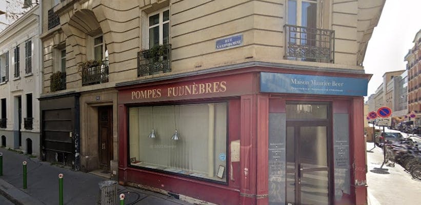 Photographie de Pompes Funèbres Marbrerie Maison Maurice Beer de Paris