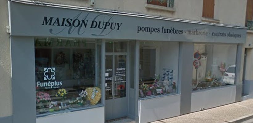 Photographie de la Pompes Funèbres Maison Dupuy de Bessé-sur-Braye