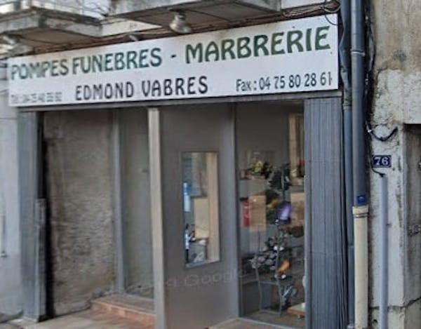 Photographie Pompes Funèbres Edmond Vabres de Saint-Péray
