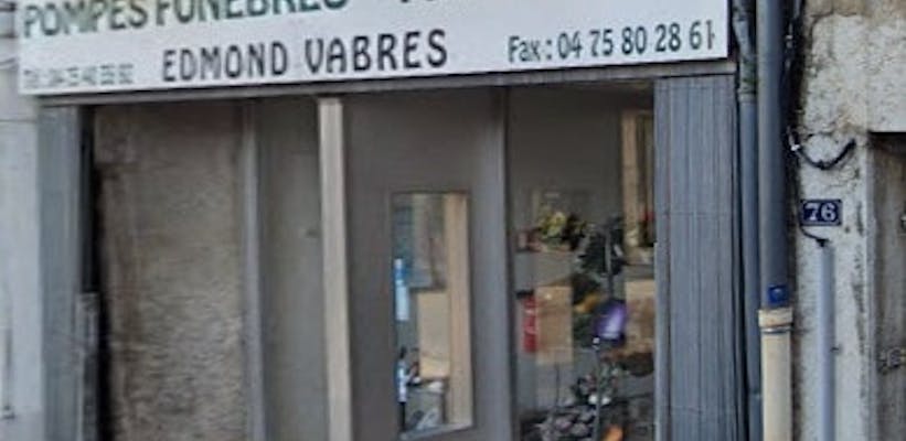 Photographie Pompes Funèbres Edmond Vabres de Saint-Péray