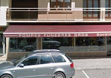 Devanture de Pompes Funèbres GROS