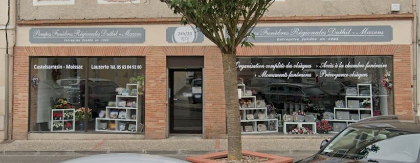 Photographie de la Pompes Funèbres Duthil Mathieu de Moissac
