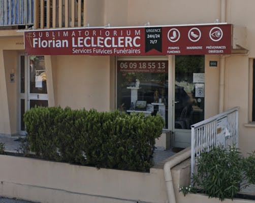 Photographie de la Pompes Funèbres Sublimatorium Florian Leclerc d'Antibes
