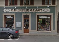Devanture de Pompes Funèbres - Marbrerie Gallot