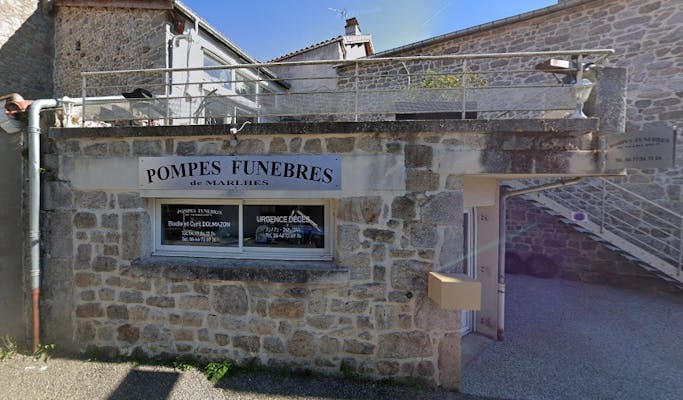 Photographie de la Pompes Funèbres Dolmazon de Marlhes