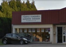 Devanture de Pompes Funèbres Marbrerie GIGOUX