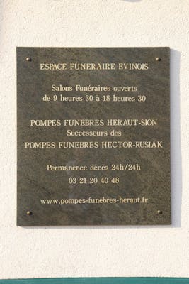 Photographie de Pompes Funèbres Héraut-Sion d'Évin-Malmaison