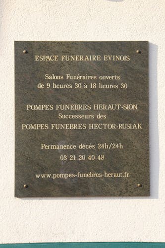 Photographie de Pompes Funèbres Héraut-Sion d'Évin-Malmaison