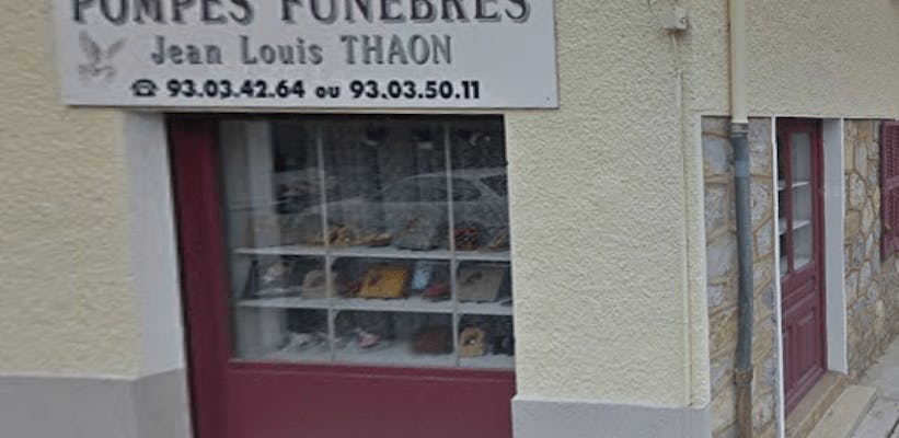 Photographie de la Pompes Funèbres Jean-Louis Thaon de Roquebillière