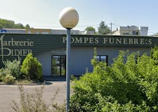 Devanture de Pompes Funèbres Marbrerie Didier