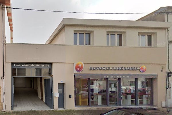 Photographie de la Pompes Funèbres Générales de la ville de Belleville