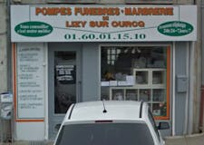 Devanture de Pompes Funèbres Marbrerie de Lizy-sur-Ourcq
