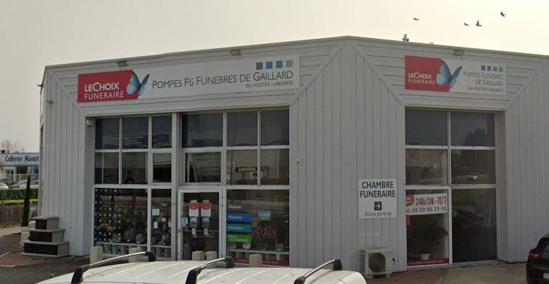 Photographie Pompes Funèbres GAILLARD de Castelculier