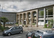 Devanture de Pompes Funèbres Municipale