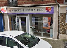 Devanture de Pompes Funèbres Générales