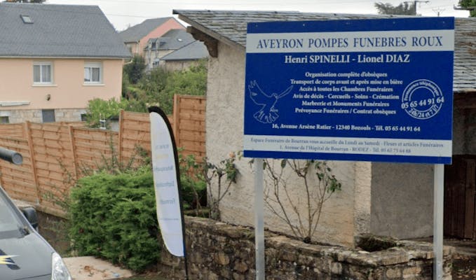 Photographie d' Aveyron Pompes Funèbres de Bozouls
