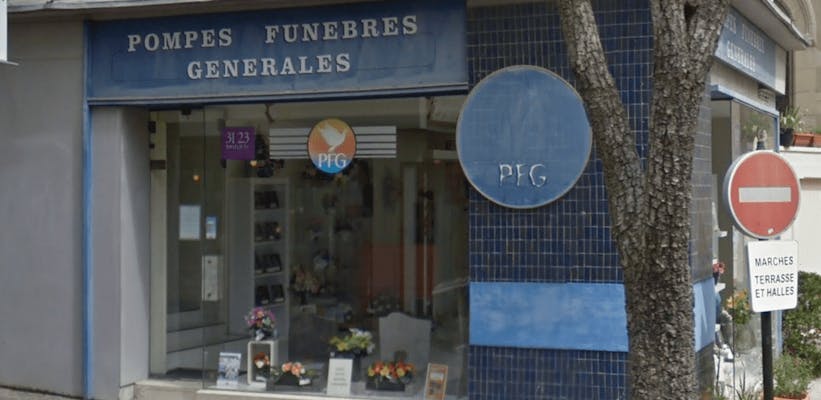 Photographie de la Pompes Funèbres Générales