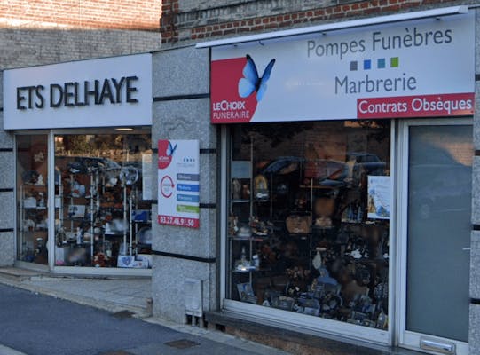 Photographie de la Pompes Funèbres Marbrerie Delhaye d'Anzin