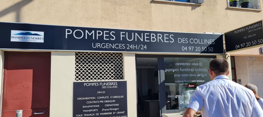 photo de l'agence Pompes Funèbres DES COLLINES NICOISES