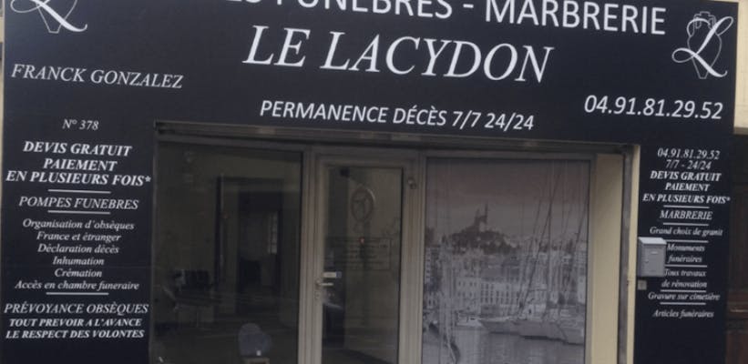 Photographie de la Pompes funèbres et marbrerie Le Lacydon