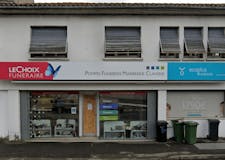 Devanture de Pompes Funèbres Claverie - Le Choix Funéraire