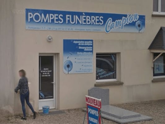 Photographie de la Pompes Funèbres Campion de Oisemont