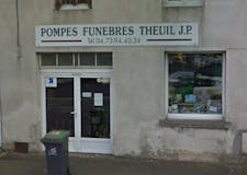Devanture de Pompes Funèbres Theuil Jean-Pierre