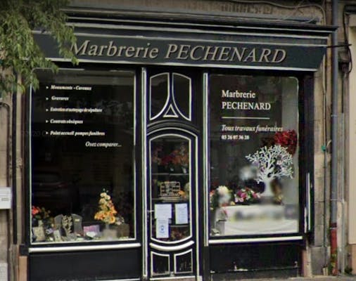 Photographie de la Pompes Funèbres Marbrerie Péchenard de Reims
