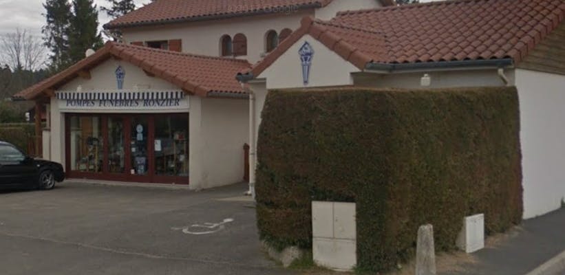 Photographie de la Pompes Funèbres Ronzier de Noirétable