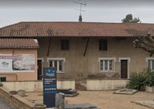 Devanture de Pompes Funèbres et Marbrerie de l'Ain