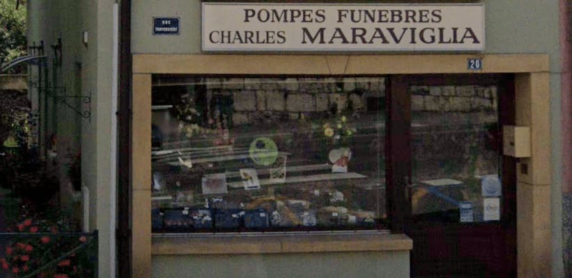 Photographie de la Pompes Funèbres Maraviglia