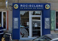 Devanture de Pompes Funèbres Roc Eclerc