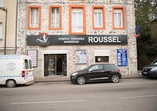Devanture de Pompes Funèbres Roussel