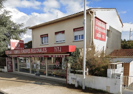 Photographie de la Pompes Funèbres Régionales de Pessac