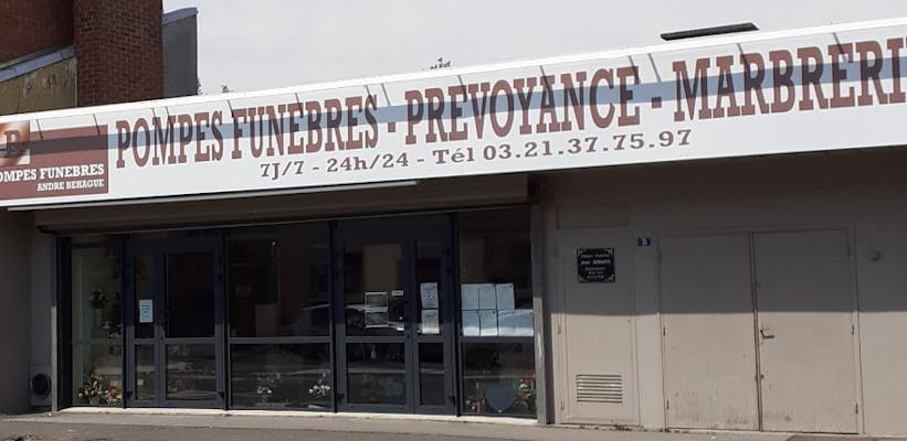 Photographie Pompes Funèbres Behague de Vendin-le-Vieil