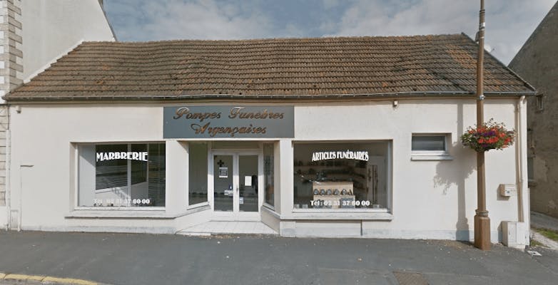 Photographie de la Pompes Funèbres Argençaises