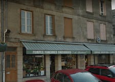 Devanture de Pompes Funèbres BORD
