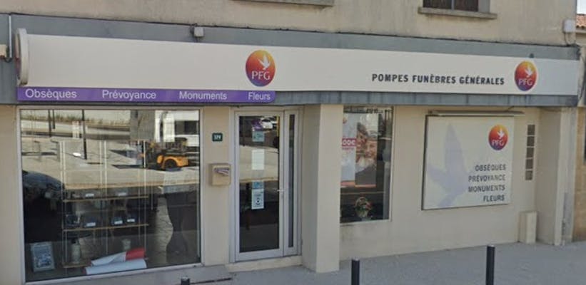Photographie de la Pompes Funèbres Générales de Nîmes