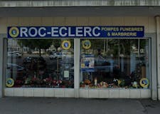 Devanture de Pompes Funèbres Roc-Eclerc
