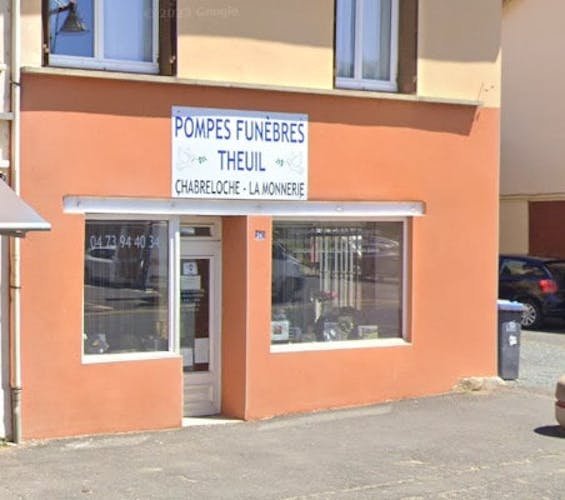 Photographie de la Pompes Funèbres Theuil Jean-Pierre de Chabreloche

