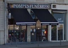 Devanture de Pompes Funèbres Lyon Confluence