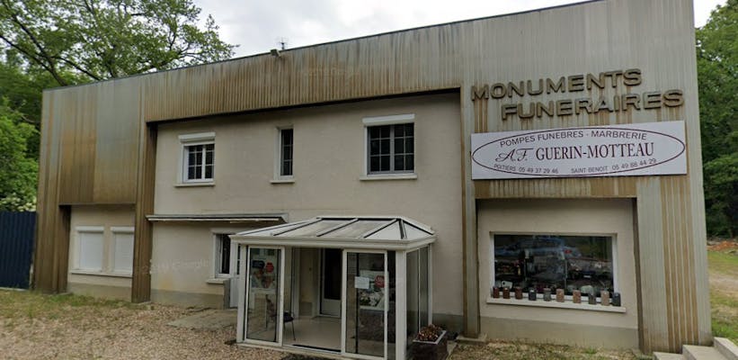 Photographie Pompes Funèbres Guerin-Motteau de Saint-Benoît