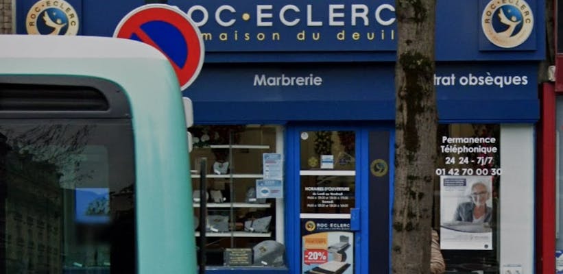 Photographie de la Pompes Funèbres Roc'Eclerc de Clichy