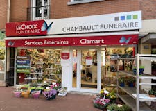 Devanture de Pompes Funèbres Chambault - Le Choix Funéraire