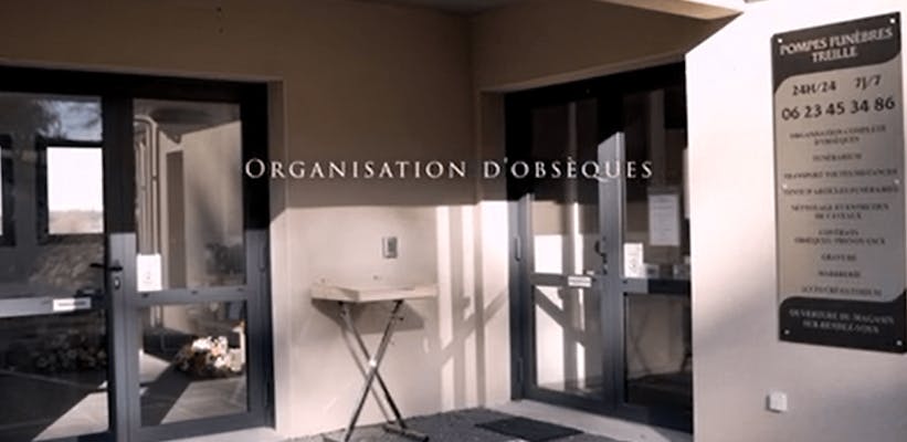 Photographie de la pompes funèbres Treille Seilhac