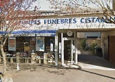 Devanture de Pompes Funèbres et Marbrerie Cistarelli