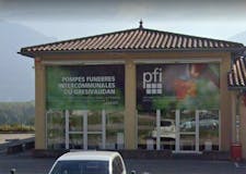Devanture de Pompes Funèbres Intercommunales