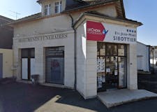 Devanture de Pompes Funèbres Sibottier - Le Choix Funéraire