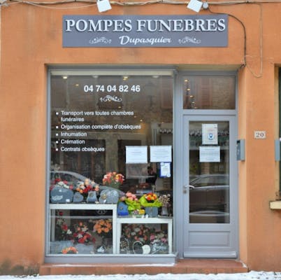 Photographie Pompes Funèbres Dupasquier de Tramayes