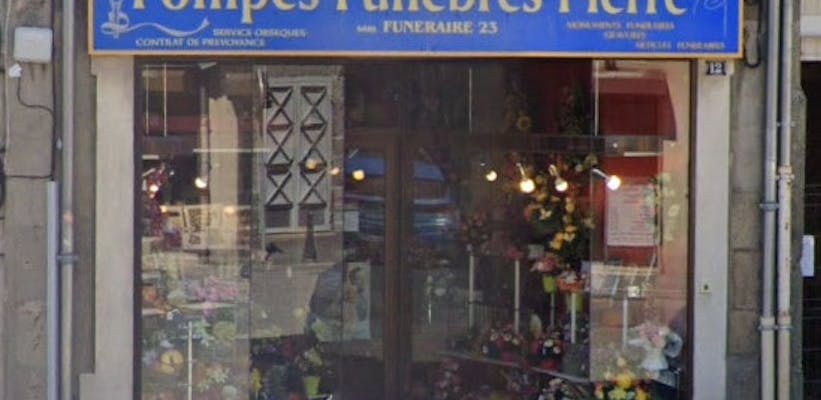 Photographie de la Pompes Funèbres Pierre - Funéraire 23 de La Souterraine
